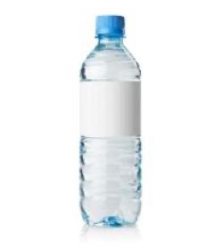 Plastic water bottle